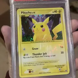 2009 Pokemon Platinum Pikachu Rising Rivals Holo #112 PSA 7 - Image 4