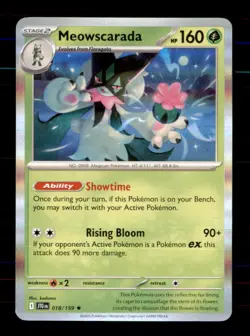 Meowscarada 018/159 Rare Journey Together Pokemon Holo Near Mint - Image 1