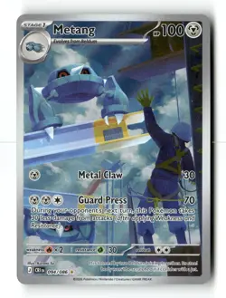 Metang 094/086 Holo Illustration Rare Chaos Rising Pokemon NM - Image 1