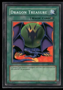 Dragon Treasure LOB-092 The Legend of Blue Eyes White Dragon Yu-Gi-Oh HP - Image 1