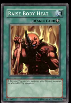 Raise Body Heat LOB-097 The Legend of Blue Eyes White Dragon Yu-Gi-Oh LP - Image 1