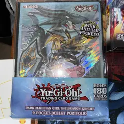 Yu-Gi-Oh! Dark Magician Girl The Dragon Knight 9-Pocket Duelist Portfolio Binder - Image 1