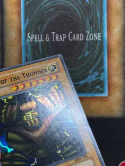 Yugioh Sanga of The Thunder MRD-025 Super Rare 1st Edition LP - Image 3