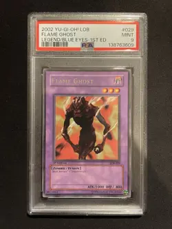 YU-GI-OH! yugioh Aqua Madoor LOB-027 Rare 1st Edition PSA9 - Image 5