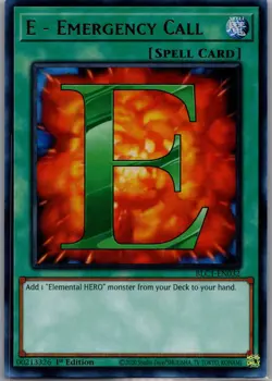 E - Emergency Call BLC1-EN032 Battles Yu-Gi-Oh 1st Edition LP - Image 1