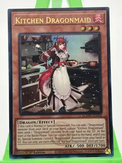 YuGiOh Kitchen Dragonmaid BLMM-EN058 1st Ed - Image 1