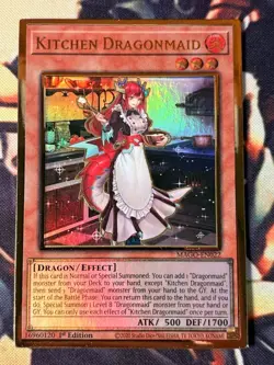 Yugioh: Kitchen Dragonmaid - MAGO-EN022 - Premium Gold Rare - 1st Edition - NM - Image 1