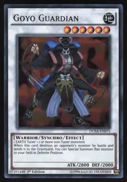 Goyo Guardian - DUSA-EN075 - Ultra Rare - 1st Edition Yugioh - Image 1