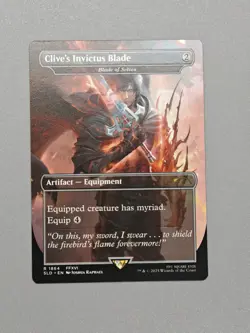 MTG x FINAL FANTASY SECRET LAIR - CLIVE'S INVICTUS BLADE #1864 NON-FOIL - Image 1