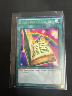 Yu-Gi-Oh Toon Table of Contents LCYW-EN116 1st Edition Rare MP - Image 1