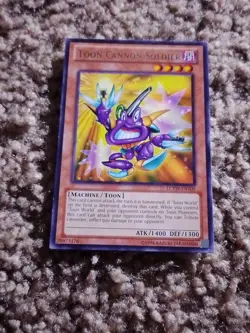 Yugioh Toon Cannon Soldier LCYW-EN109 Rare Unlimited NM - Image 1