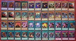 Yugioh Red-Eyes Deck 44 Cards Flare Metal *Insight* Fusion *Red Stone of Legend* - Image 1