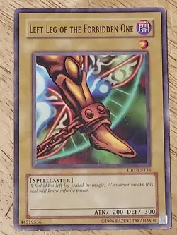 Yu-Gi-Oh - Left Leg of the Forbidden One DB1-EN136 VLP - Image 1