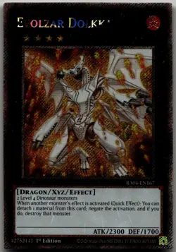 Evolzar Dolkka (Platinum Secret Rare) Platinum Secret Rare Quarter Century Stamp - Image 1