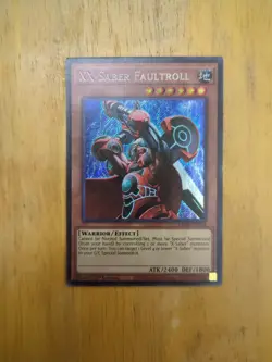 XX-SABER FAULTROLL SECRET RARE L26D-ENX04 NEAR MINT YUGIOH - Image 1