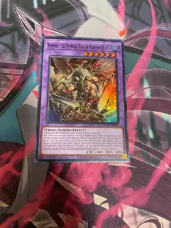 YUGIOH - BERFOMET THE MYTHICAL KING OF PHANTOM BEASTS - SUPER RARE - AGOV - 1ST - Image 1