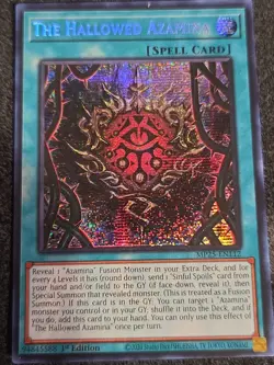 2025 Yu-Gi-Oh The Hallowed Azamina Prismatic Secret Rare #MP25-EN112 - Image 1