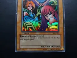 Yugioh - Harpie Lady Sisters MRD-009 Super Rare 1st Edition - Image 3