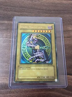 Yu-Gi-Oh! Dark Magician 1st Edition Ultra Rare Card SDY-006 Faded Missprint VLP - Image 1