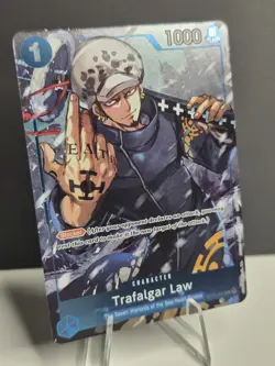 ONE PIECE ENGLISH CARD PROMO HOLO GAME CARTE Trafalgar Law ST03-008 EN JCC MINT - Image 2
