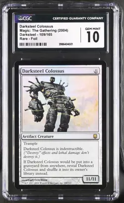 DARKSTEEL COLOSSUS Darksteel Foil Rare CGC 10 MTG [Nostalgium] - Image 1