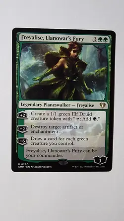 Freyalise, Llanowar's Fury Commander Masters Regular - Image 1
