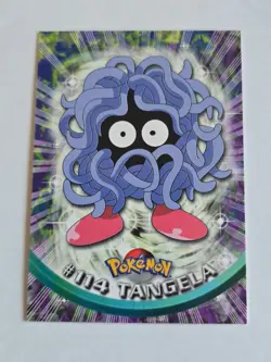 Tangela 114 Topps Series 2 TV Animation Blue Logo Pokemon Card - Image 1