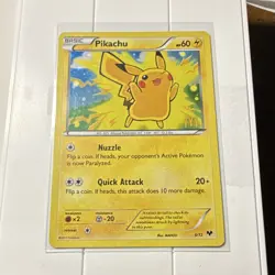Pikachu 5/12 McDonald's 2014 Promo Holo Pokemon TCG Card English 60 HP - Image 1