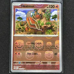 Heatmor - 019/086 - Masterball Holo - White Flare - Pokemon Card - NM/M - Image 1