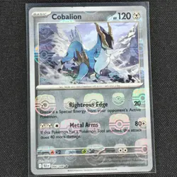 Cobalion - 066/086 - Masterball Holo - Black Bolt - Pokemon Card - NM/M - Image 1