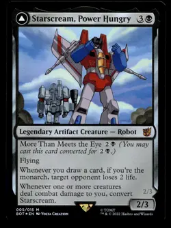Starscream, Power Hungry 5 Foil M Universes Beyond: Transformers - Image 1