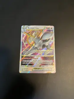 Pokemon TCG Arceus VSTAR Holo Card 123/172 Brilliant Stars Full Art Ultra Rare - Image 2