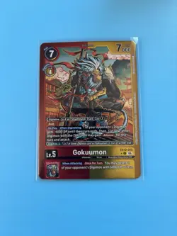 Digimon EX12-015 Gokuumon Uncommon Card Alternate Art Pack Fresh - Image 1