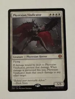 MTG Phyrexian Vindicator - Phyrexia: All Will Be One Regular LP - Image 1