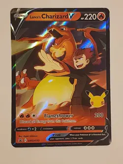 Lance's Charizard V SWSH133 SWSH: Sword & Shield Promo Cards Holo - Image 1