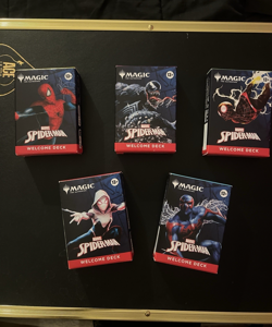 Spider-Man Magic the Gathering Welcome Deck Set SDCC Exclusive - Image 1