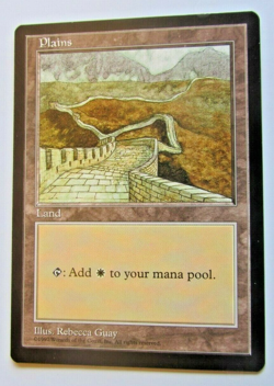 Magic The Gathering - Plains (APAC Clear) Card - Promotional - Image 1