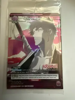 Round1 Ichigo Kurosaki - Union Arena Bleach Promo Card BLC-1-040 Year Blood War - Image 1