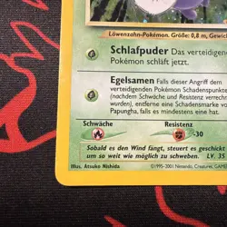 Jumpluff 7/111 Neo Genesis Holo Pokemon Card German Papungha LP - Image 2