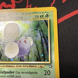 Jumpluff 7/111 Neo Genesis Holo Pokemon Card German Papungha LP - Image 4