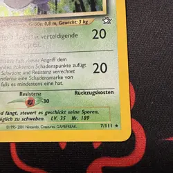 Jumpluff 7/111 Neo Genesis Holo Pokemon Card German Papungha LP - Image 5