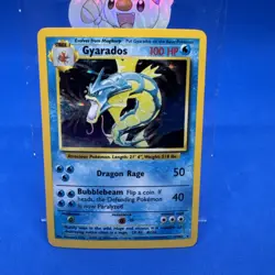 Gyarados - 6/102 - Pokemon Base Set Unlimited Holo Rare Card WOTC LP - Image 1