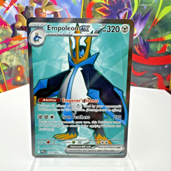 Empoleon ex 114/094 Phantasmal Flames Full Art Ultra Rare Holo Pokemon Card NM - Image 1