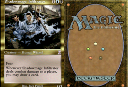 Magic the Gathering -MTG- Shadowmage Infiltrator - Image 1