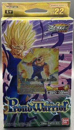 Dragon Ball Super Card Game Zenkai Starter Deck Proud Warrior SD22 Sealed - Image 1