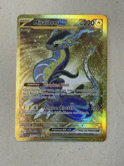 Pokemon TCG Miraidon EX 253/198 Scarlet & Violet Base Set Holo Card NM/M - Image 1
