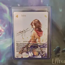 Final Fantasy TCG Yuna 28-111H Opus XI Foil Autographed Legend Card - Image 1