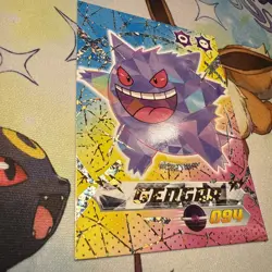 Gengar Cracked Ice Holo Blue Pokedex Card Limited Edition Flash Box Hit Non-TCG - Image 2