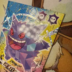 Gengar Cracked Ice Holo Blue Pokedex Card Limited Edition Flash Box Hit Non-TCG - Image 4