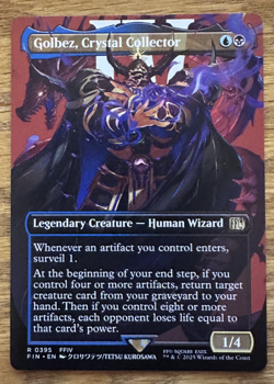 MTG Final Fantasy, Golbez, Crystal Collector 0395 - Borderless - Image 1